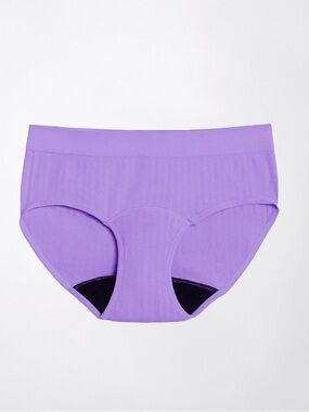 BNWT The Period Company Bikini Heavy Flow-Ribbed Sporty Stretch Period Underwear